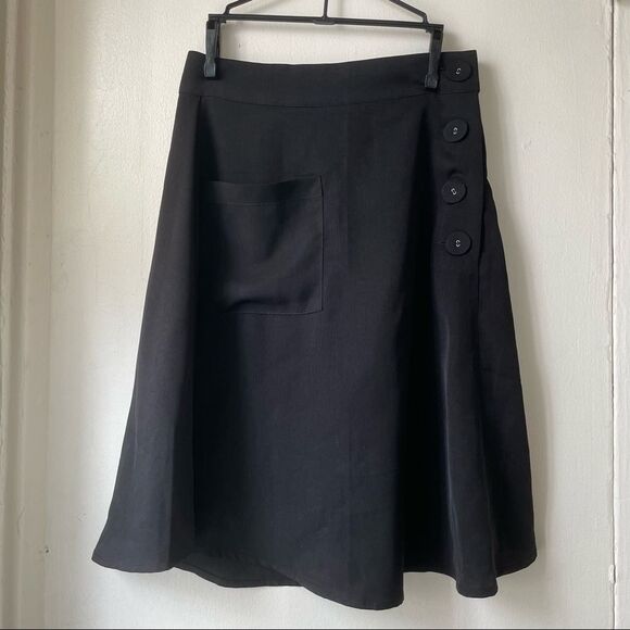 Pomelo Dresses & Skirts - Pomelo | Black A-Line Skirt with Pocket Size XS